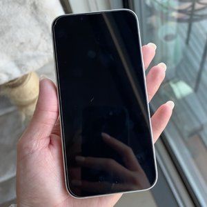 Used iPhone 14, Color Starlight/White, Storage 128 GB, Cracked Back Glass